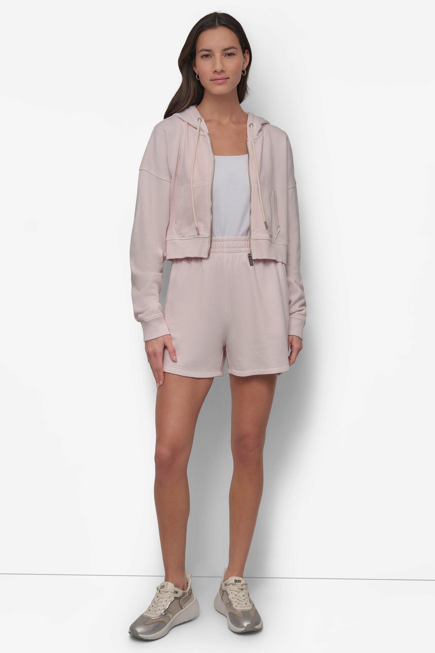 EXTRA HIGH-RISE RIB-TRIMMED SWEAT SHORT Product Image