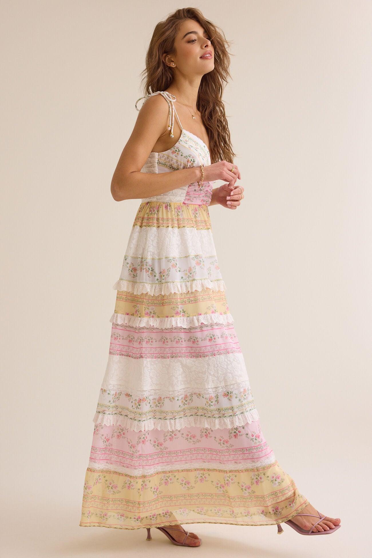 Adalea Floral Maxi Dress Product Image
