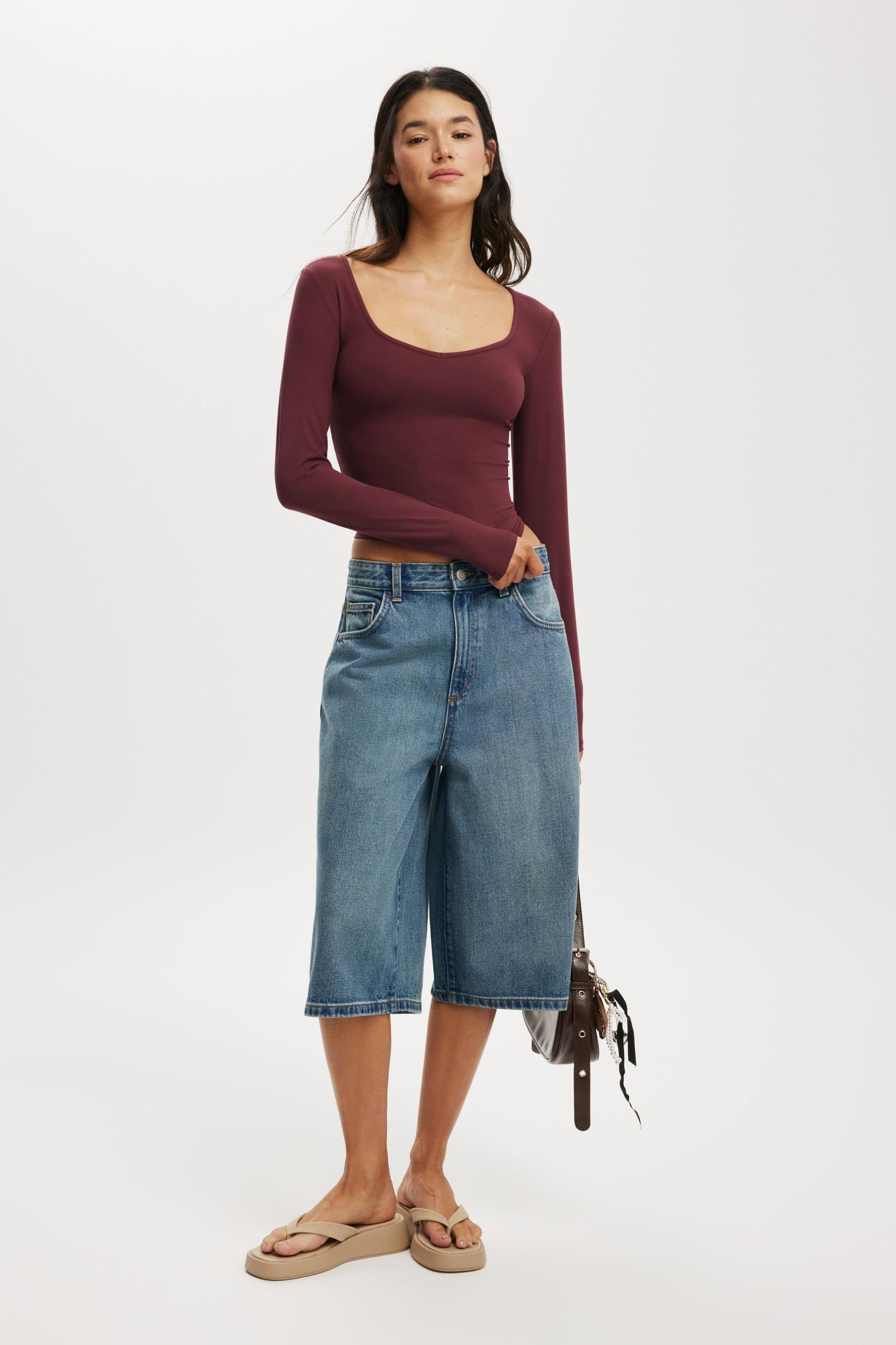 Cotton On Women - 91 Baggy Denim Jort Product Image