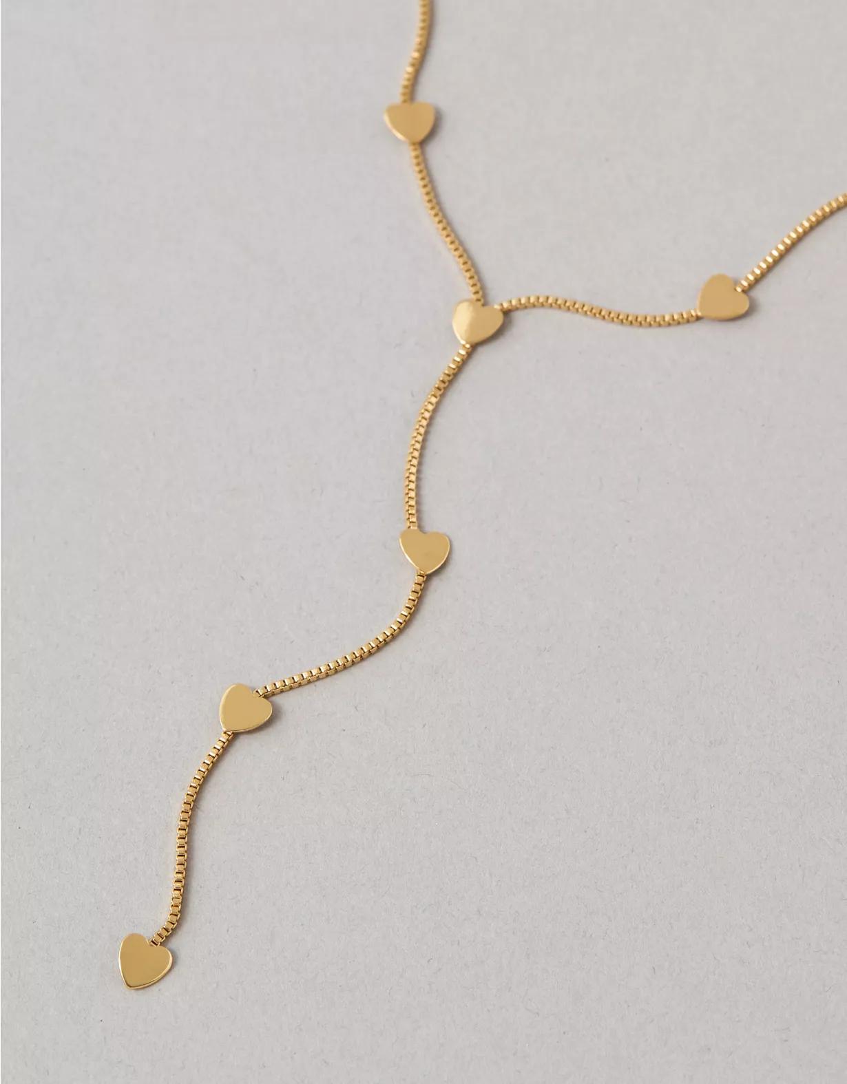 AEO Heart Lariat Necklace Product Image