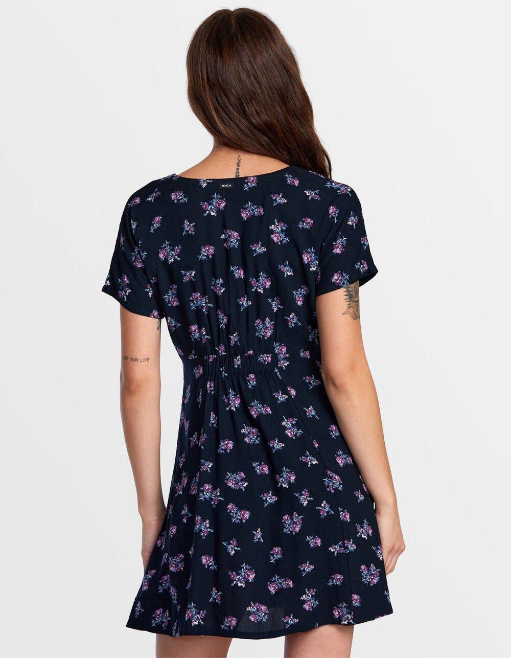 RVCA Understated Dolman Womens Mini Dress - BLACK COMBO Product Image