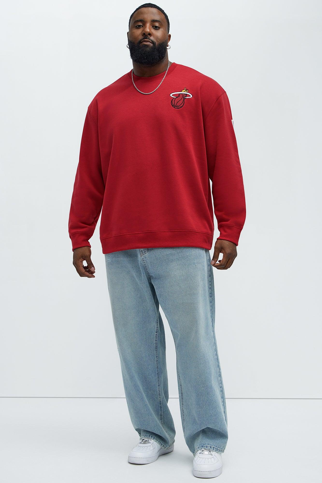 Heat Loud Crewneck Sweatshirt - Burgundy Product Image