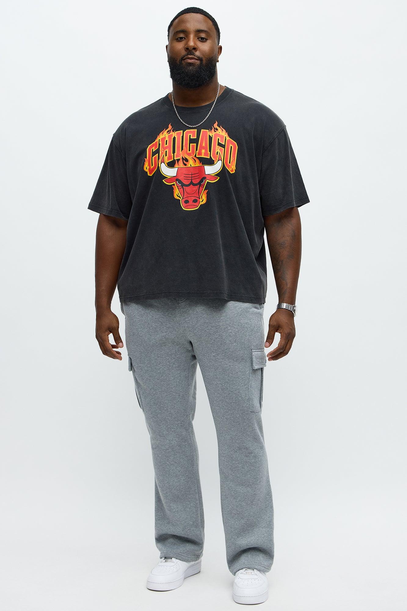 Bulls Slam Jam Oversized Short Sleeve Tee - Black Product Image