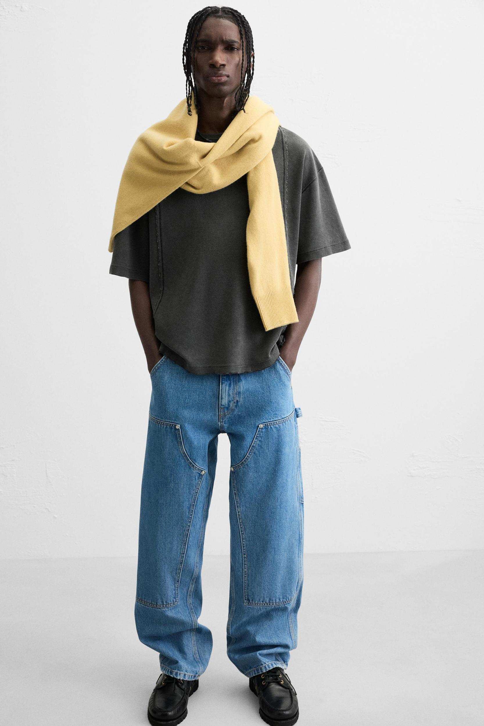 WASHED KNIT T-SHIRT Product Image