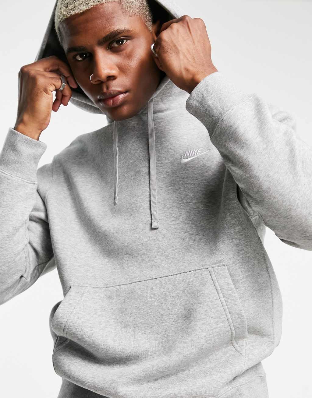 Mens Nike Sportswear Club Fleece Pullover Hoodie | BV2654-100 Product Image