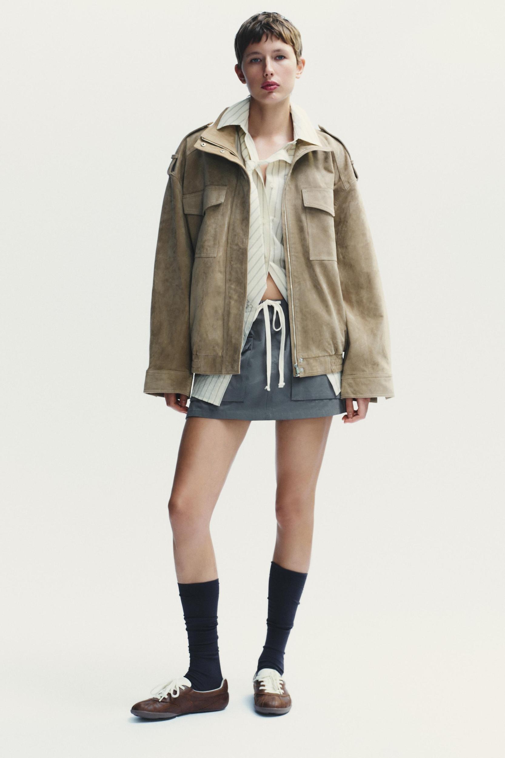 SUEDE LEATHER JACKET Product Image