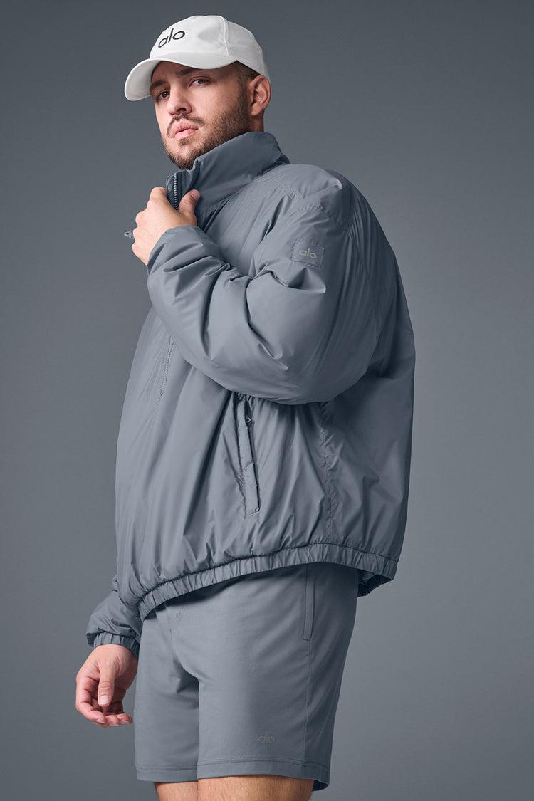 Latitude Light Weight 1/2 Zip Pullover Jacket - Steel Grey Product Image