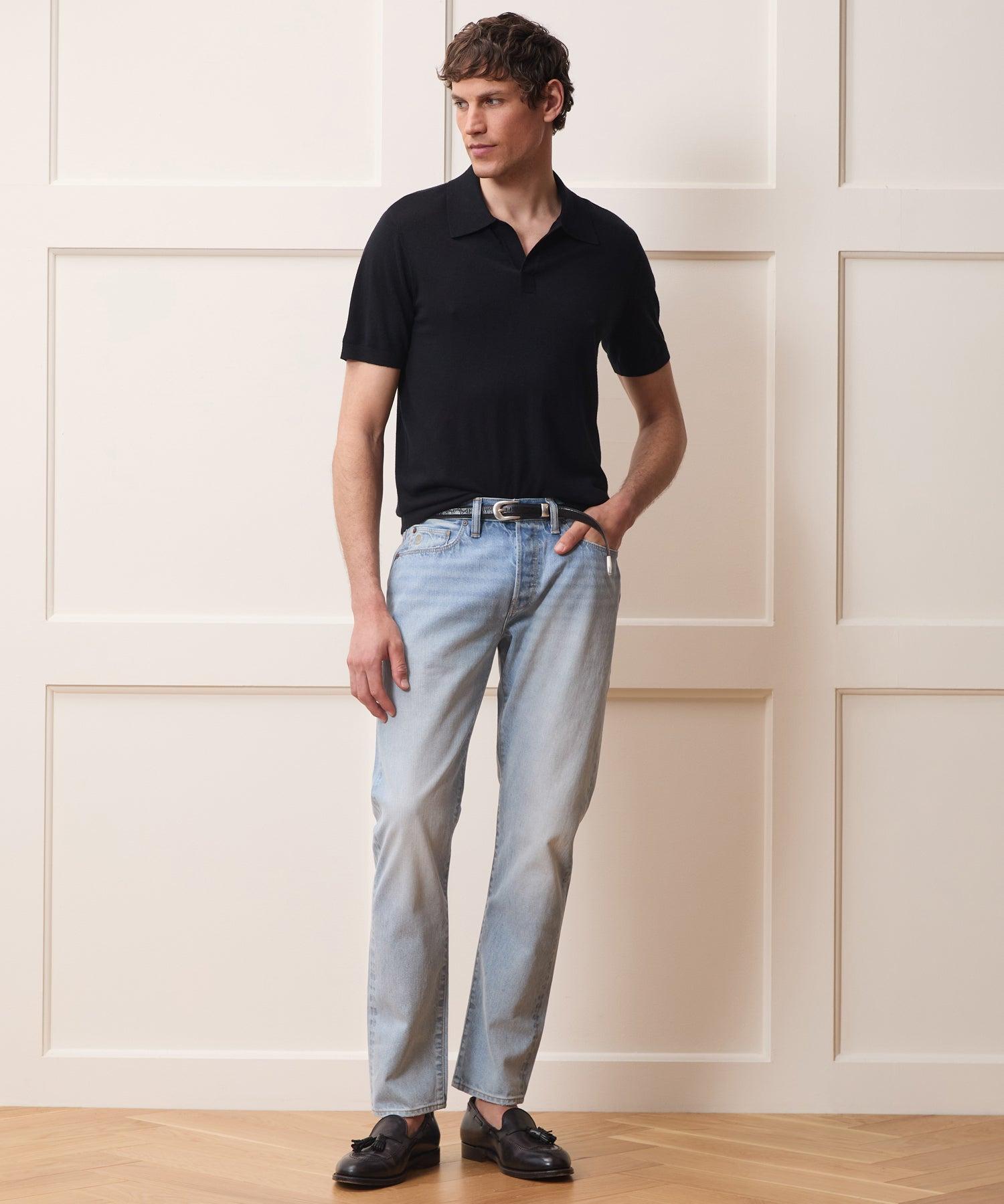 Silk-Cashmere Montauk Sweater Polo Product Image
