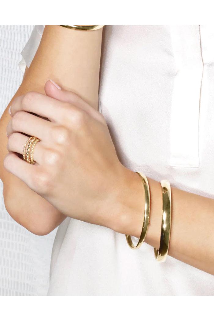 Cherish Gold Medium Bangle Bracelet Product Image