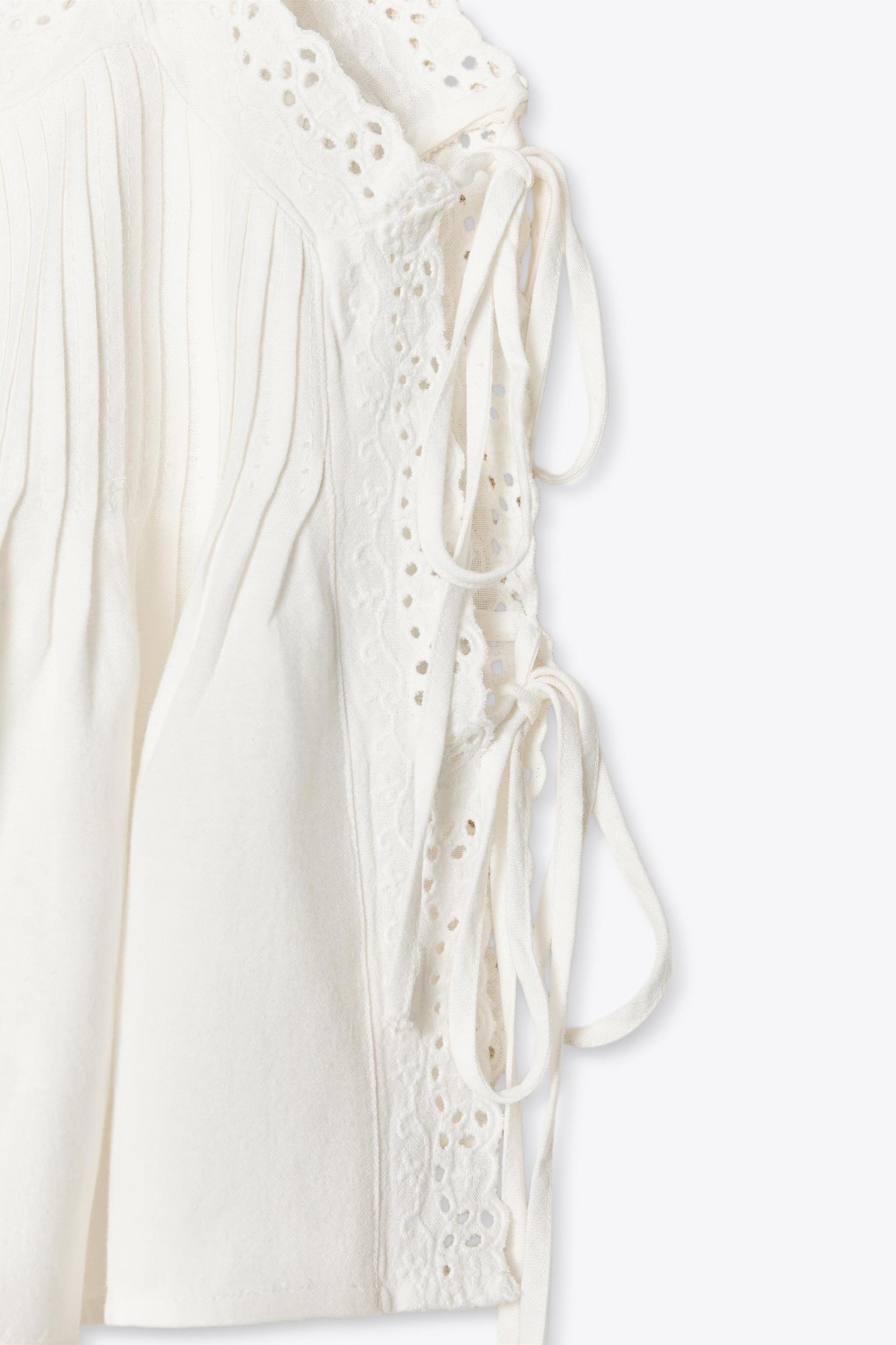 EMBROIDERED TIE TOP Product Image