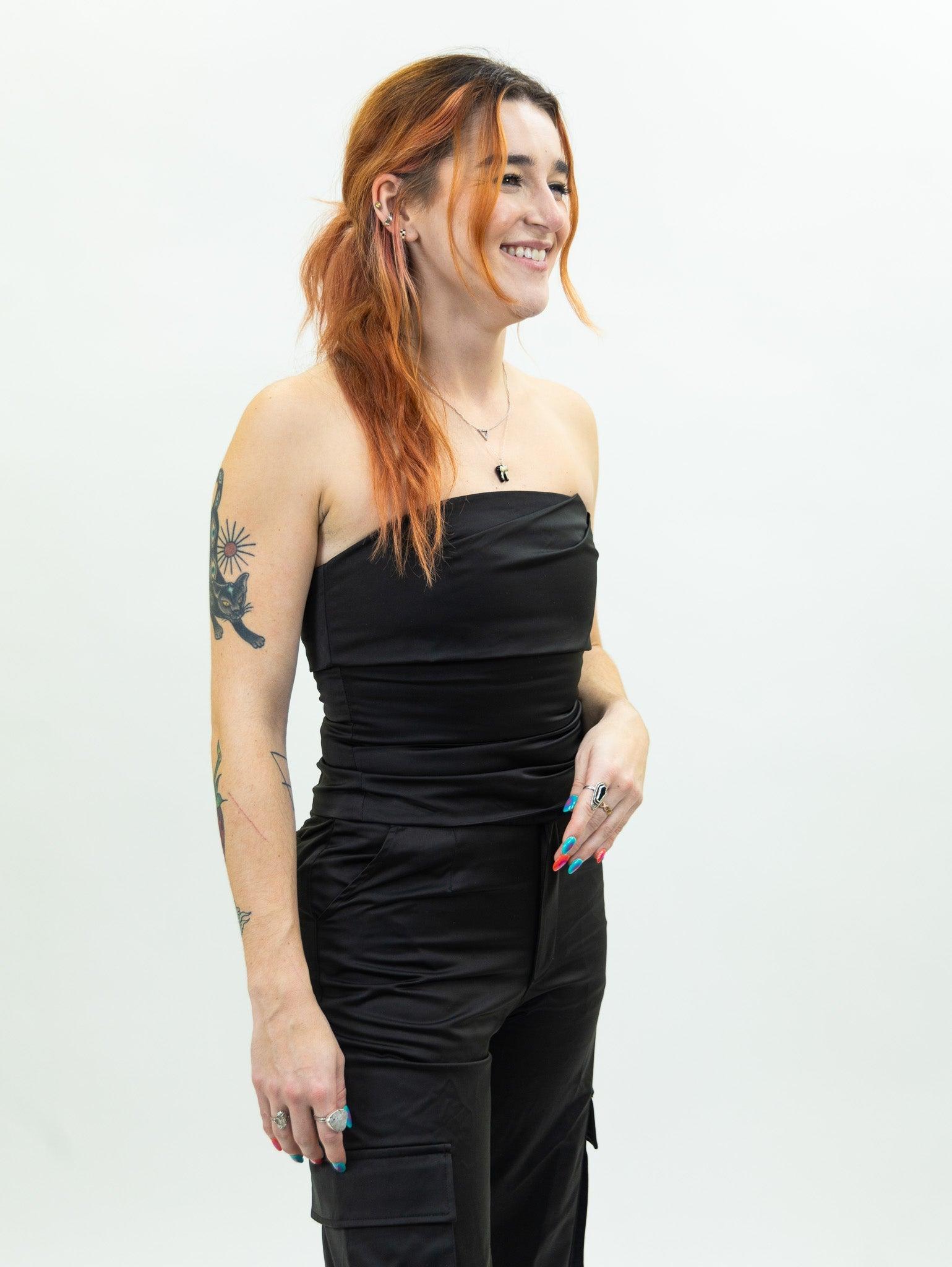 Nia Nathalia Corset  - Black Product Image