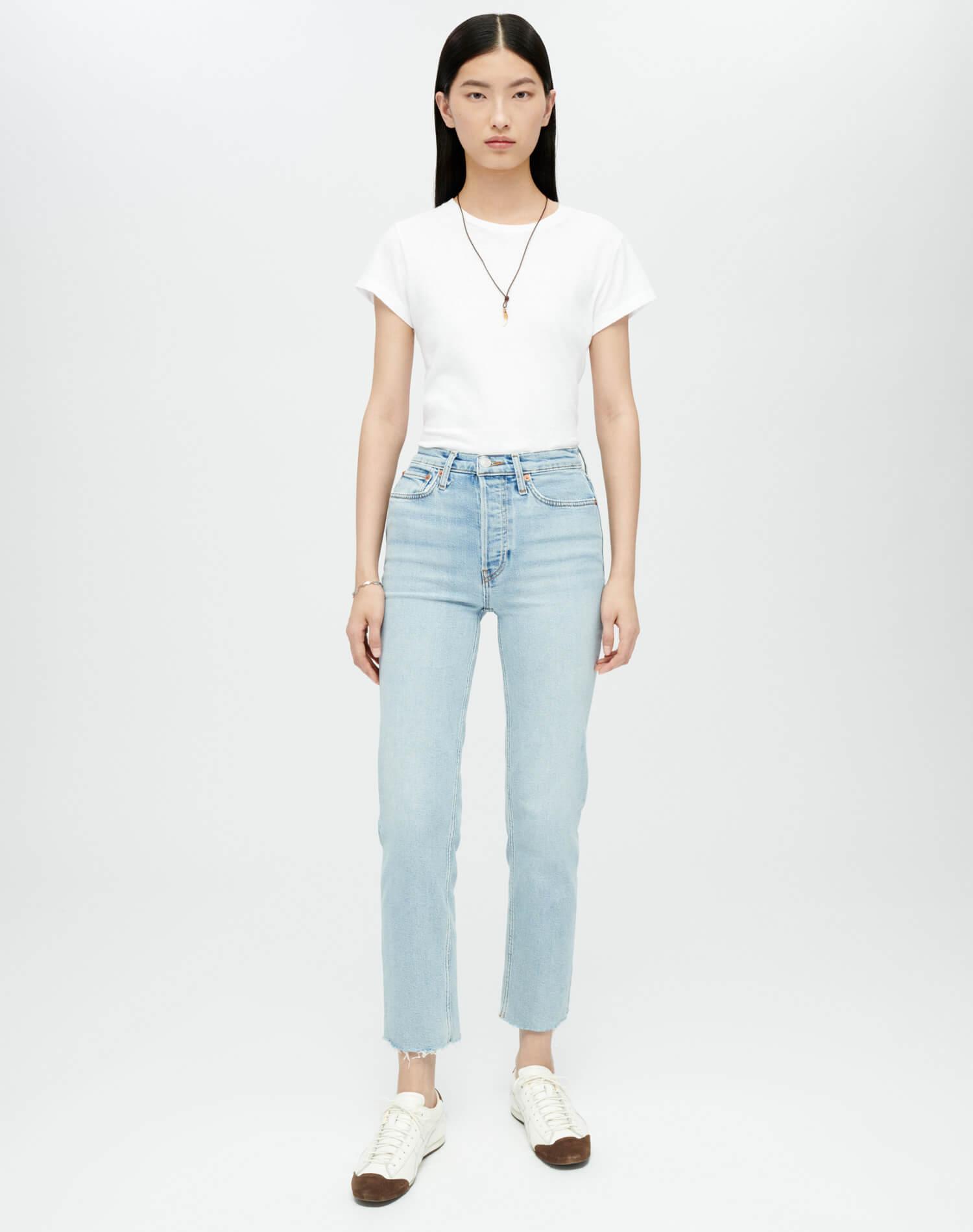 Comfort Stretch High Rise Stove Pipe - Mid 90s Female Product Image