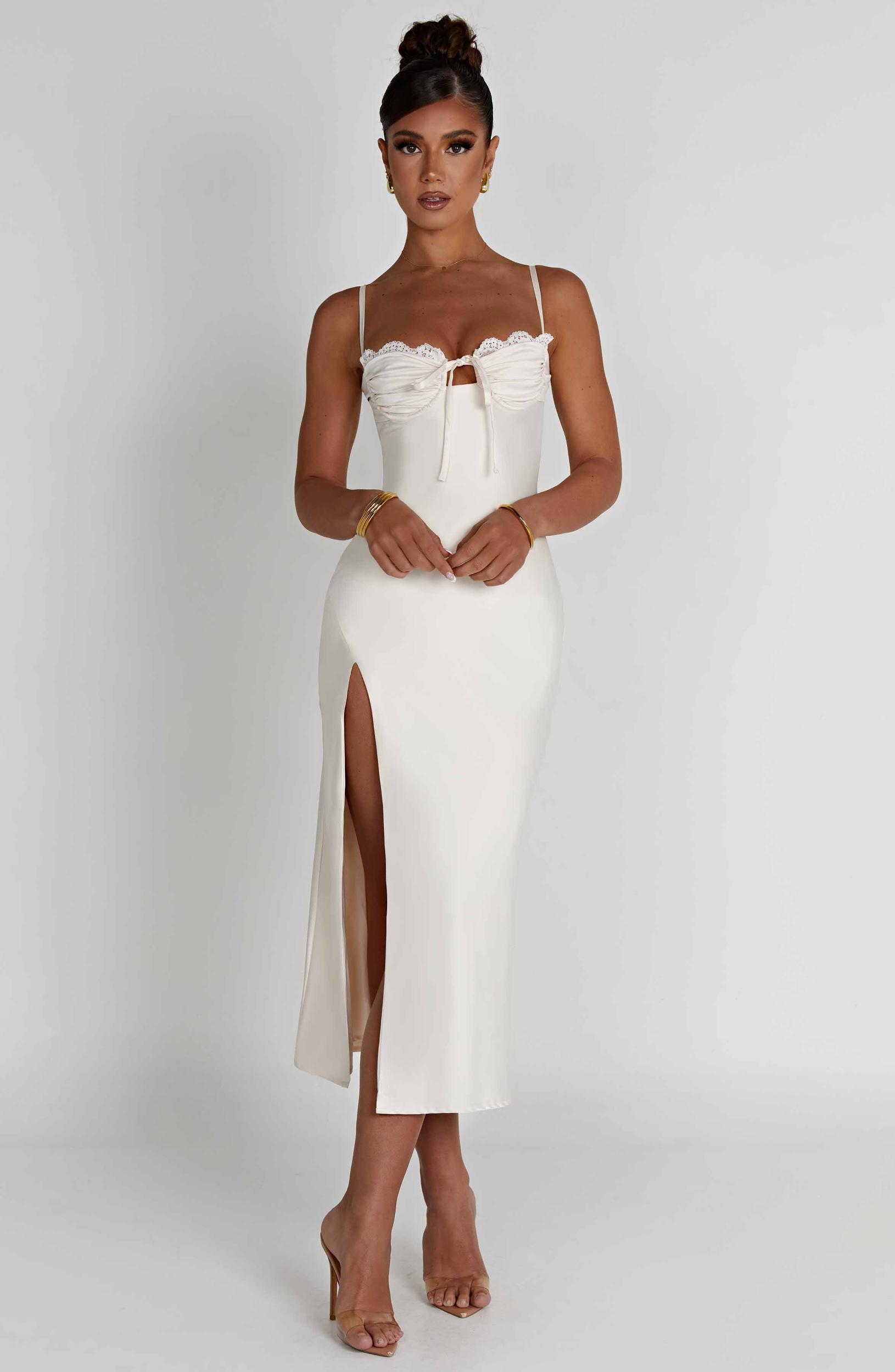 Ardelle Midi Dress - Ivory Product Image