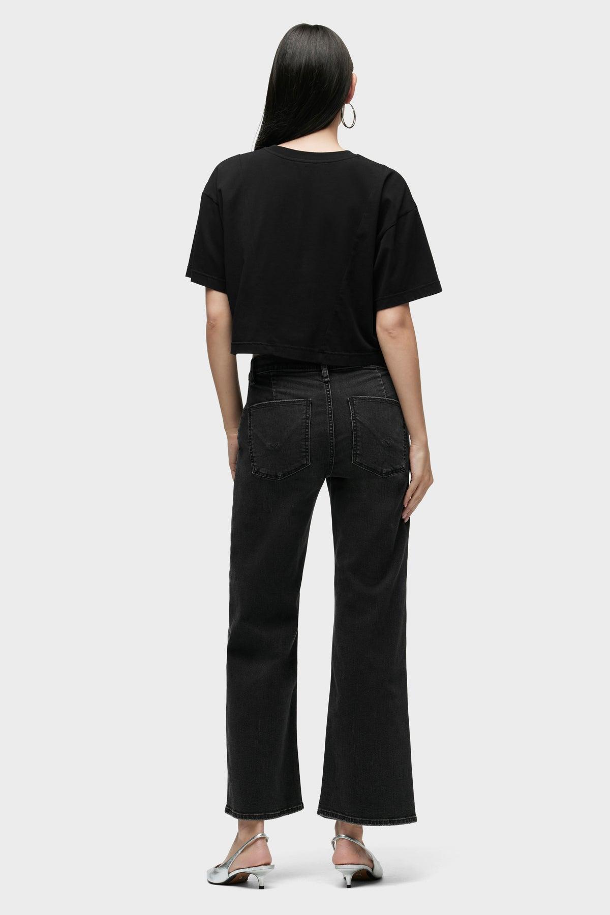 Rosie High-Rise Trouser Wide Leg Ankle Jean Female Product Image