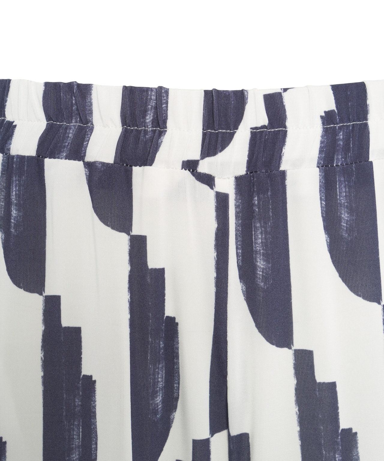 Satin pants with print Product Image