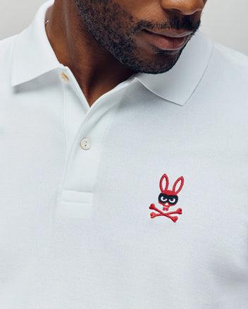 MENS MISCHIEF BUNNY PIQUE POLO - MT0100025 Male Product Image