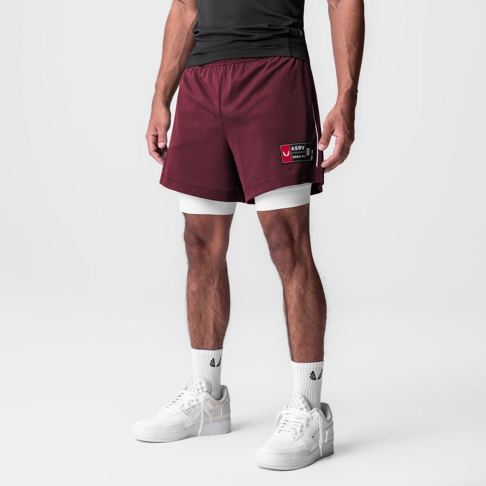 0991. Ion-Mesh 5" Liner Short - Crimson Male Product Image