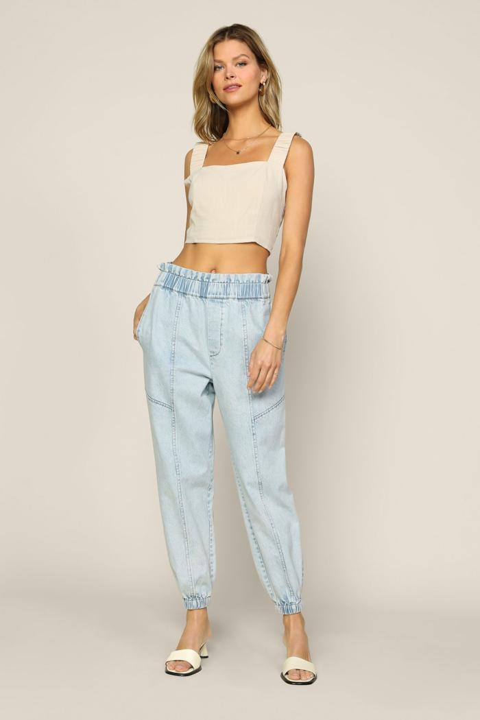 Smocked Crop Top Product Image