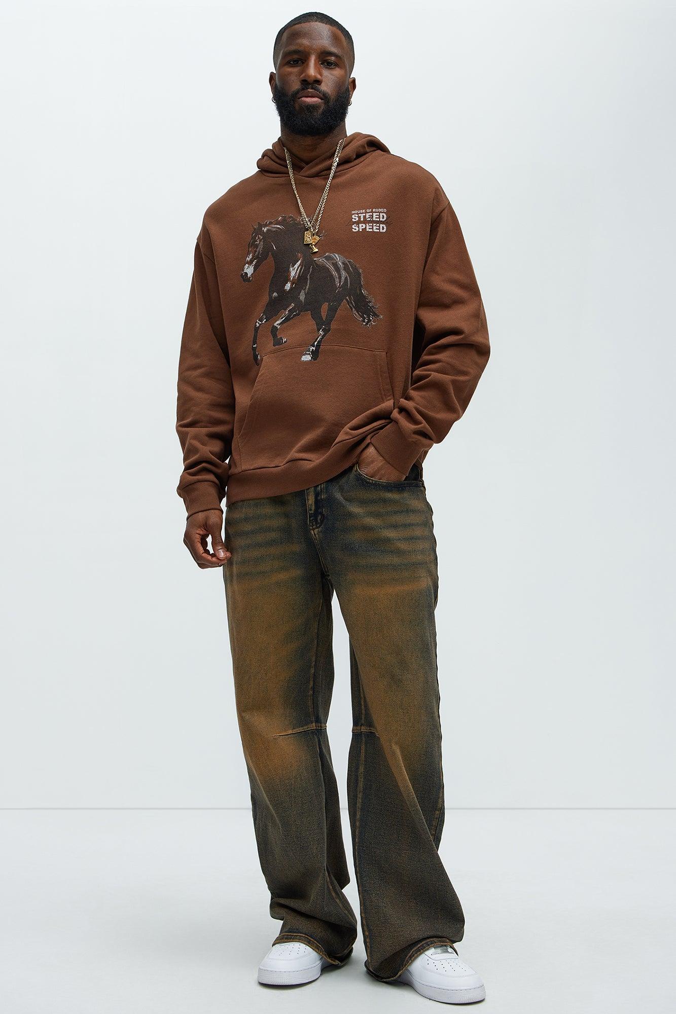 Steed Speed Hoodie - Brown Product Image