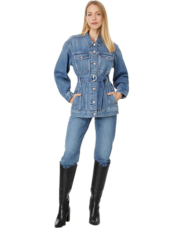 Collarless Trucker In Bouvier Wash Product Image