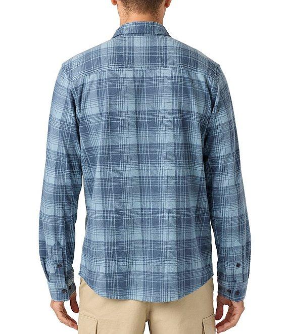 O'Neill Sutton Long Sleeve Yarn Dyed Plaid Knit Shirt Product Image