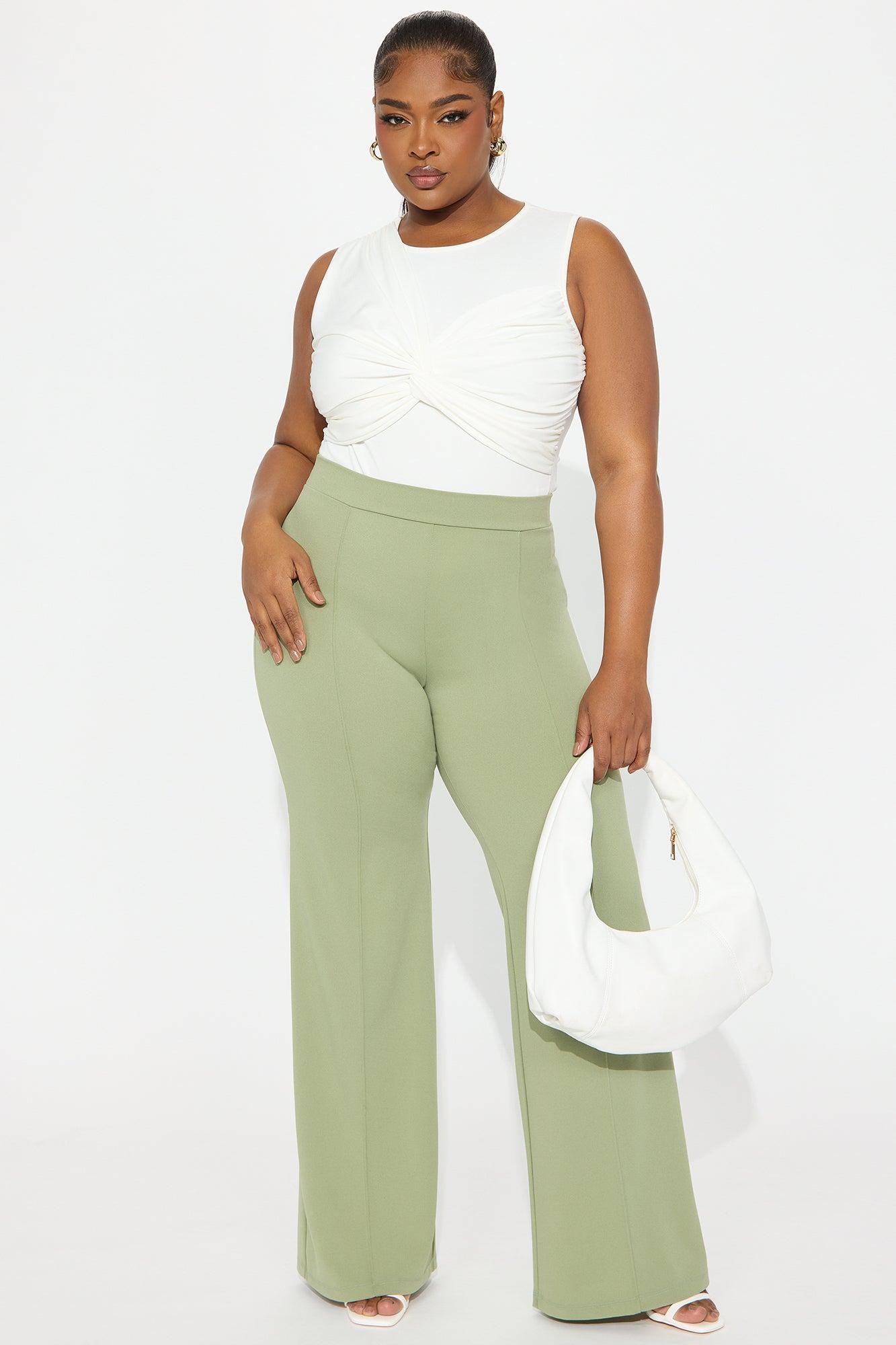 With A Twist Ribbed Bodysuit - Ivory Female Product Image