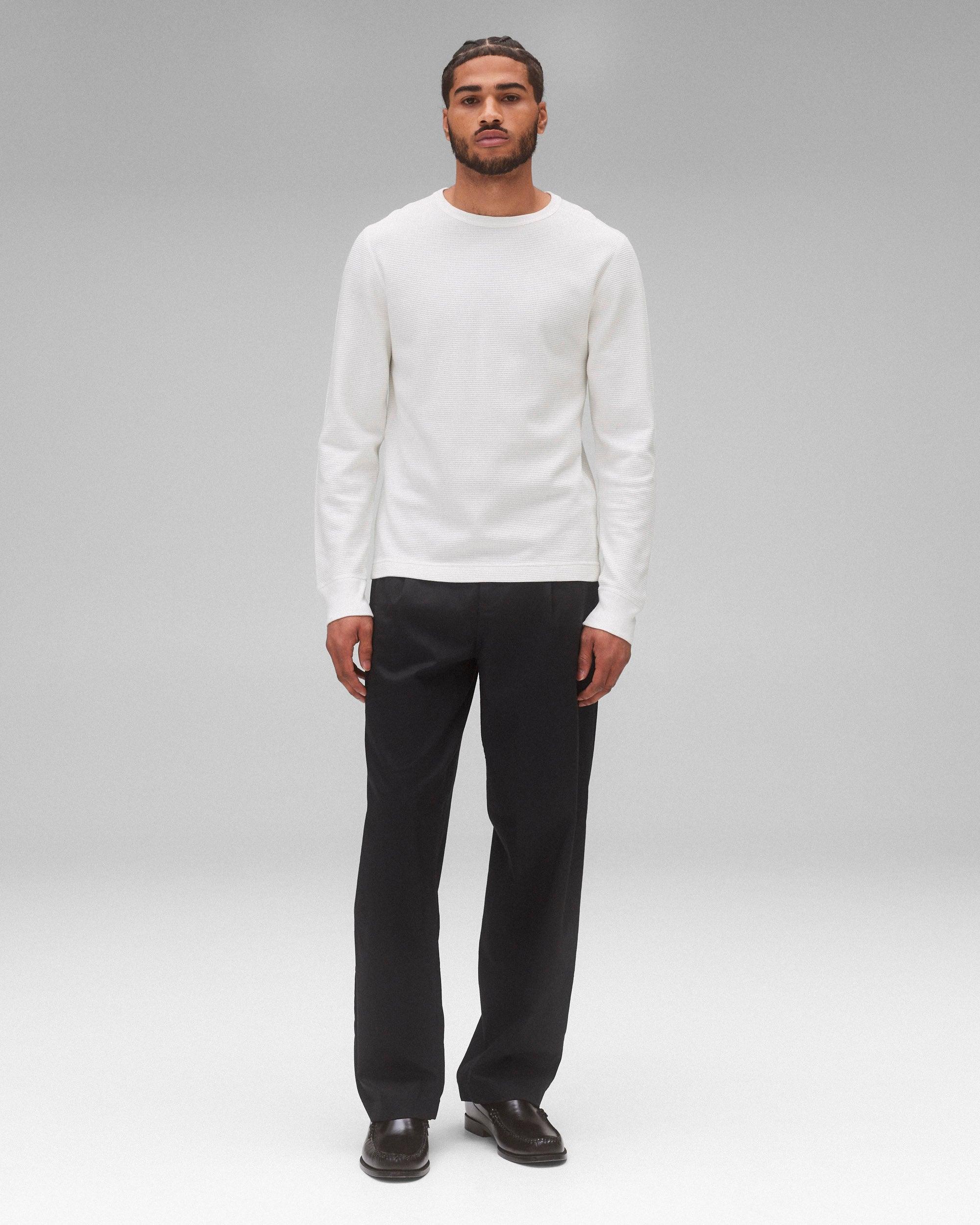 Lightweight Waffle Standard Long Sleeve Male Product Image