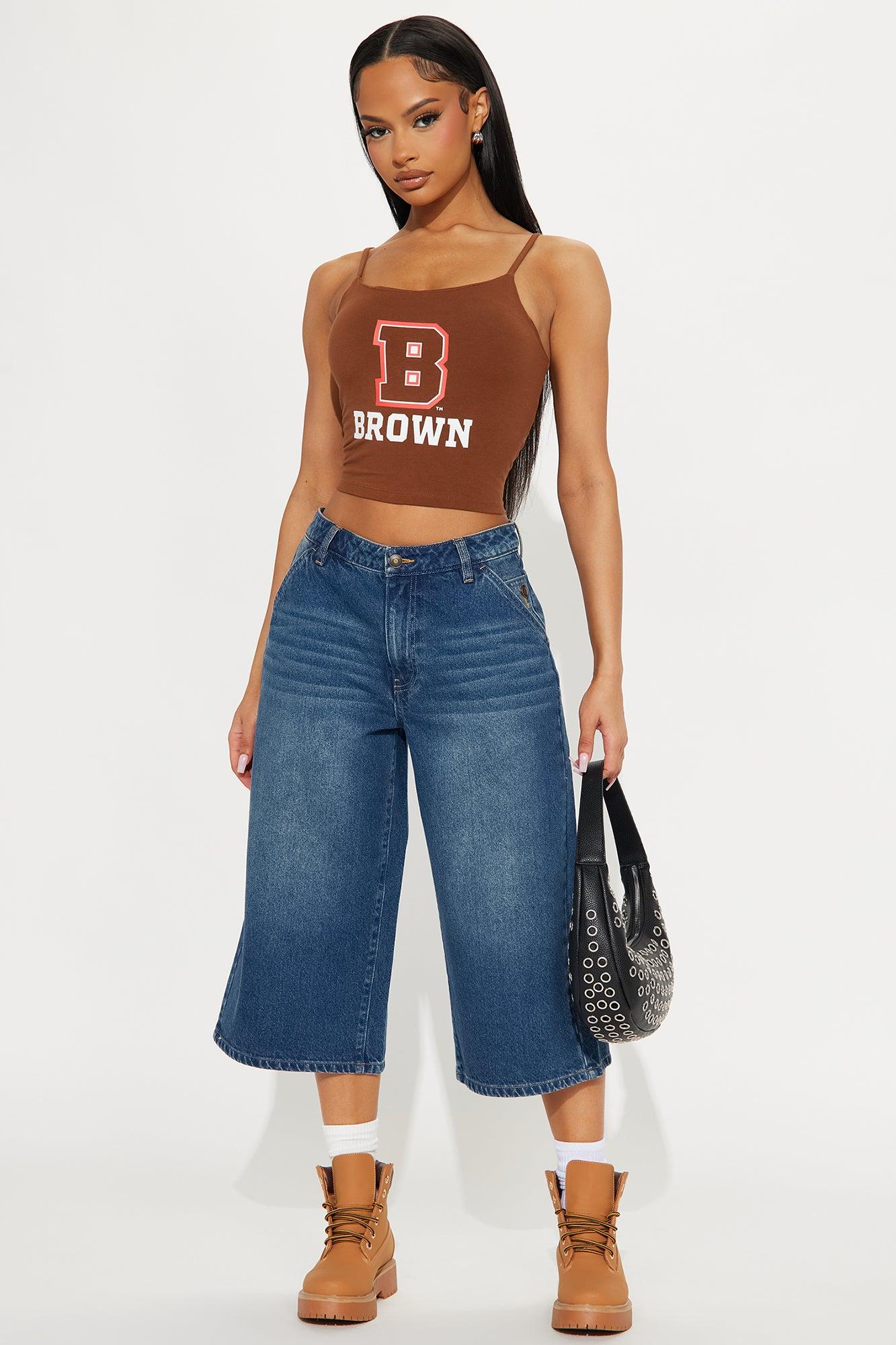 South Street Spicy Denim Jorts - Dark Wash Product Image