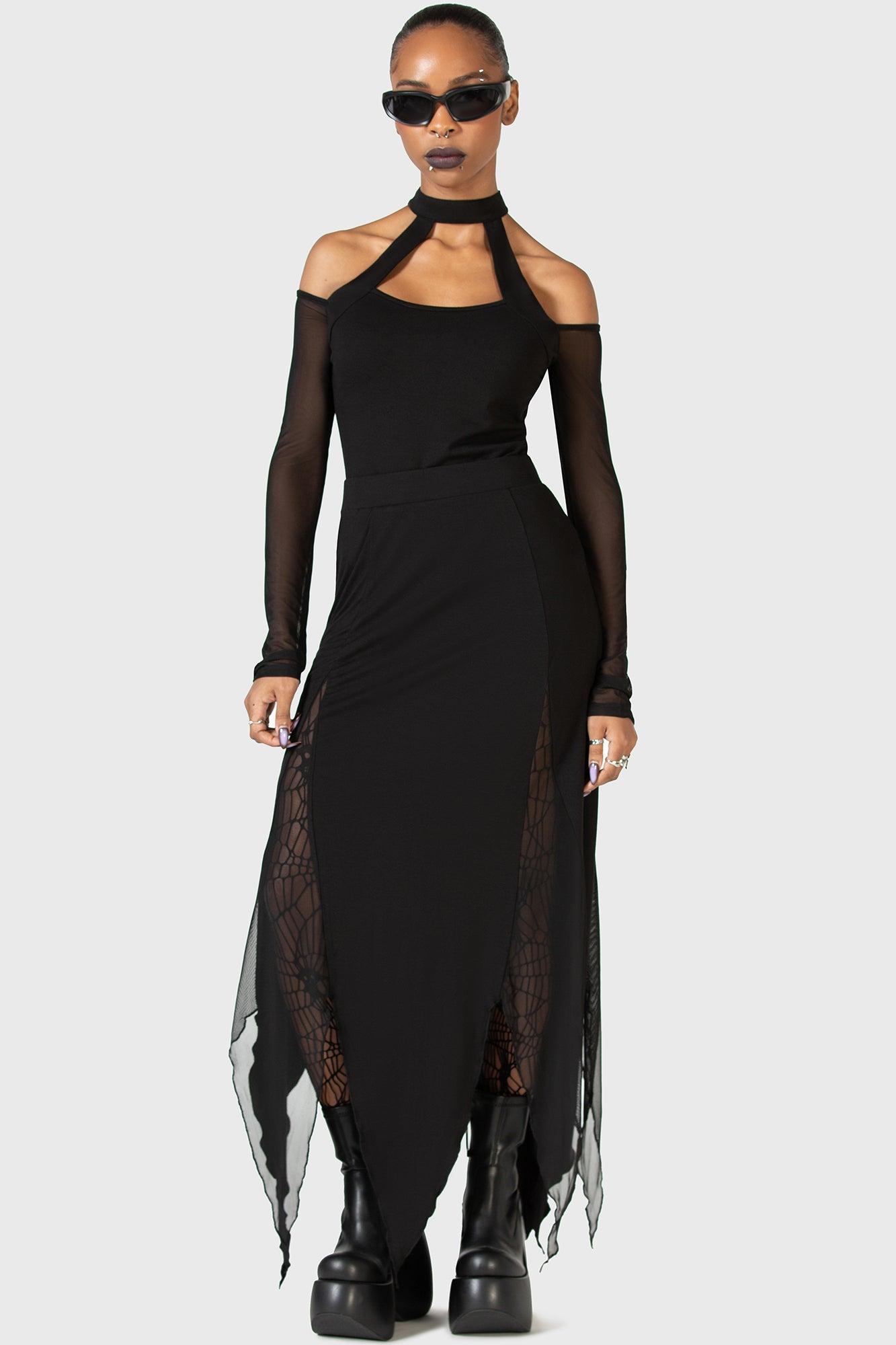 The Grimmer The Better Midi Skirt Product Image