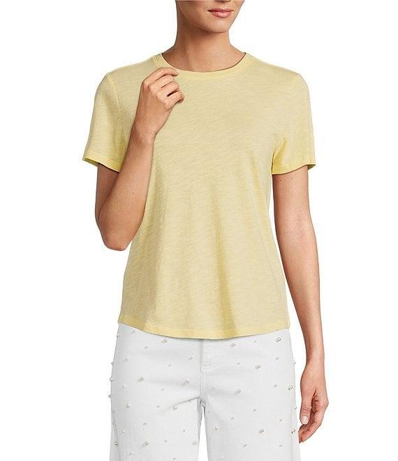 Antonio Melani Pamela Short Sleeve Knit Cotton Tee shirt Product Image