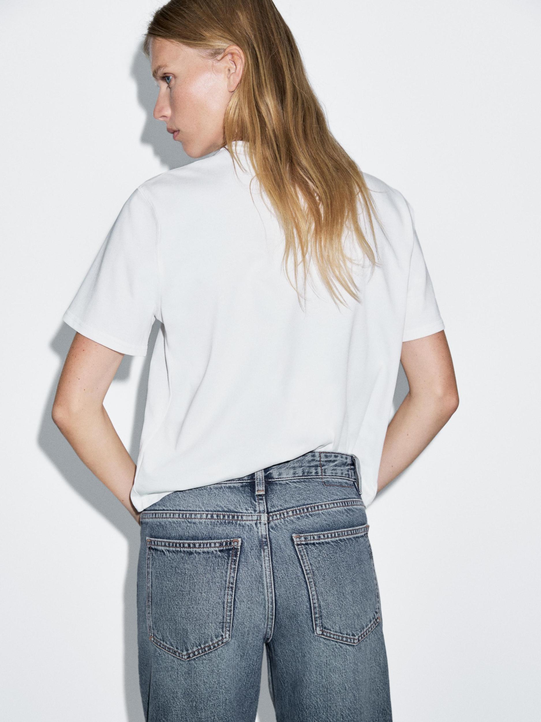 Mid-rise wide-leg jeans Product Image