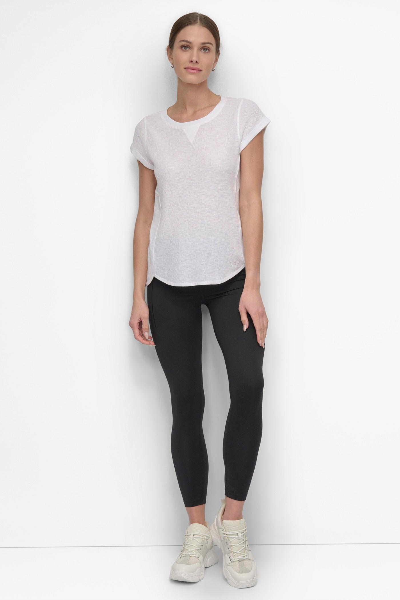 SLUB WAFFLE-KNIT TEE Product Image