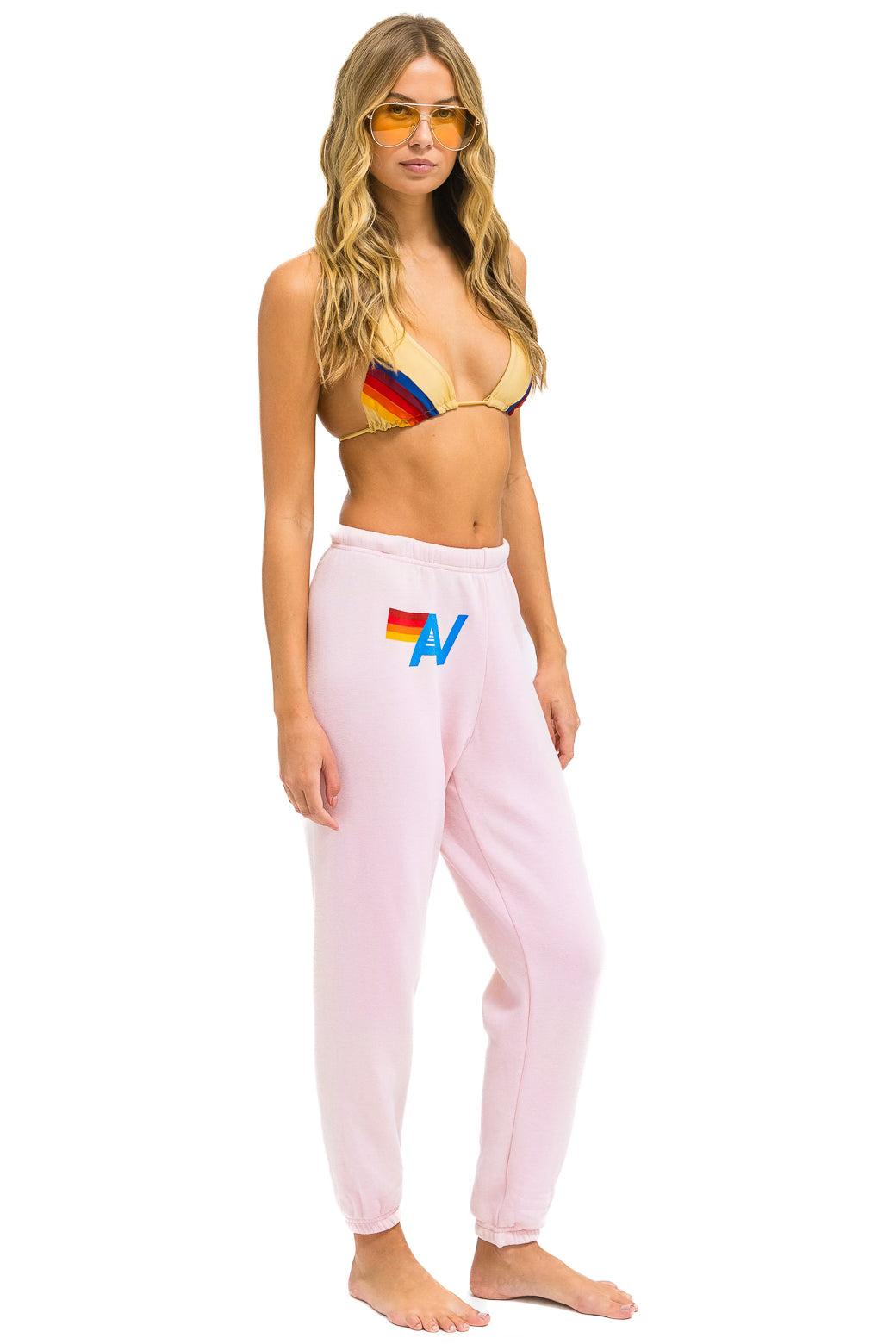 BOLT HEART SWEATPANTS - LIGHT PINK Female Product Image