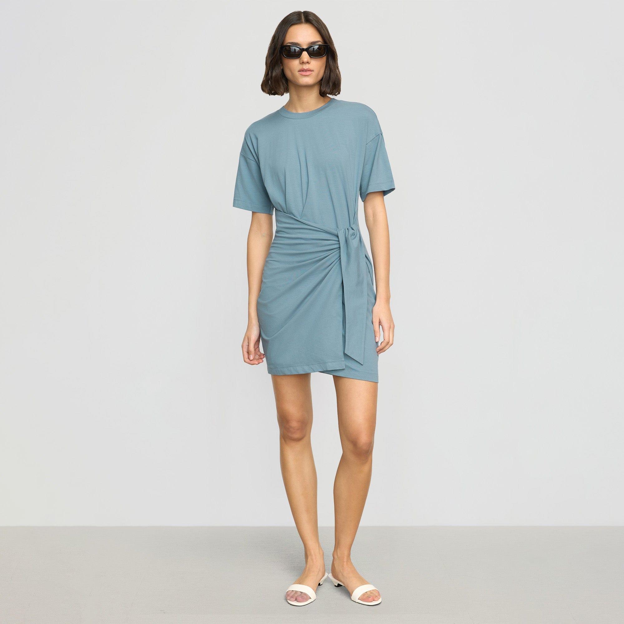 Fallon Organic Cotton T-Shirt Wrap Dress Product Image
