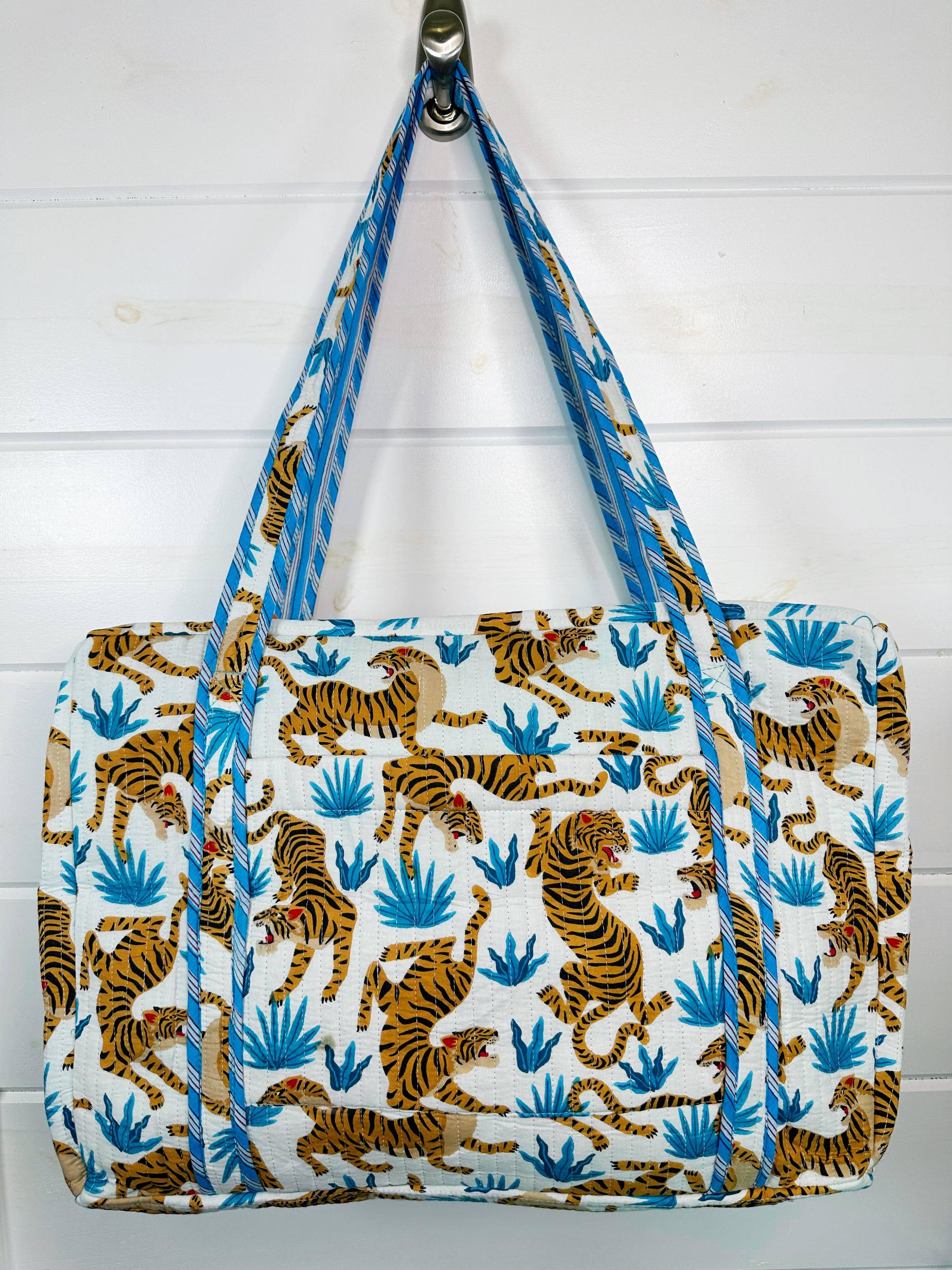 Cottage Floral Quilted Tote Bag Product Image