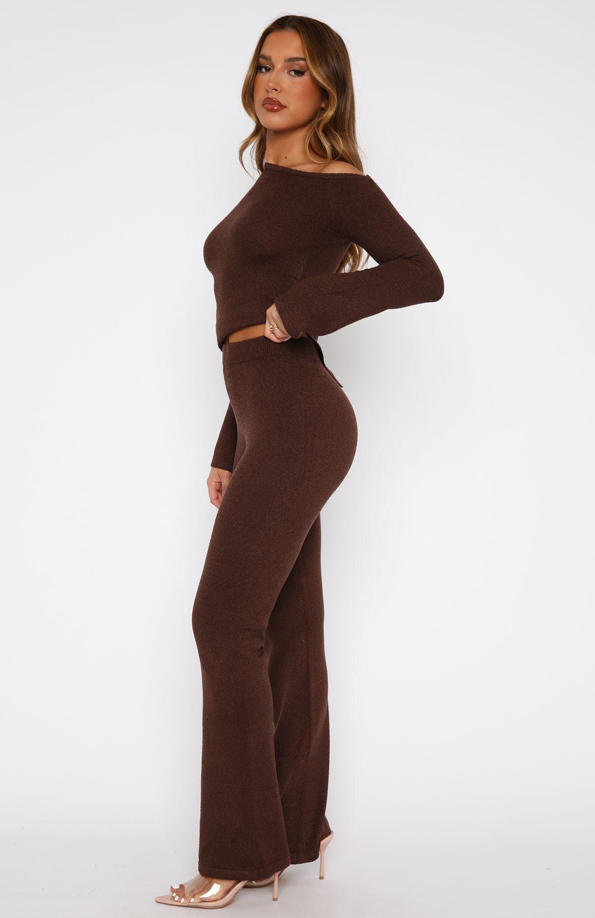 We'll Be Fine Pants Chocolate Product Image