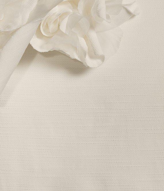 Muse by Marchesa Elowen Strapless Applique Pencil Linen Blend Dress Product Image