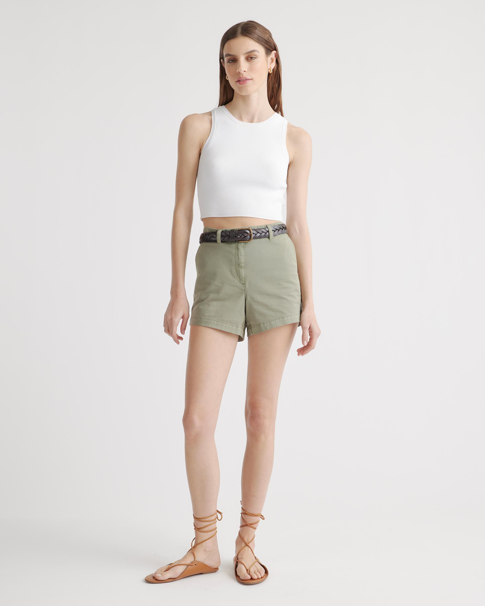 Quince | Women's Organic Stretch Cotton Chino Shorts Organic Cotton Product Image