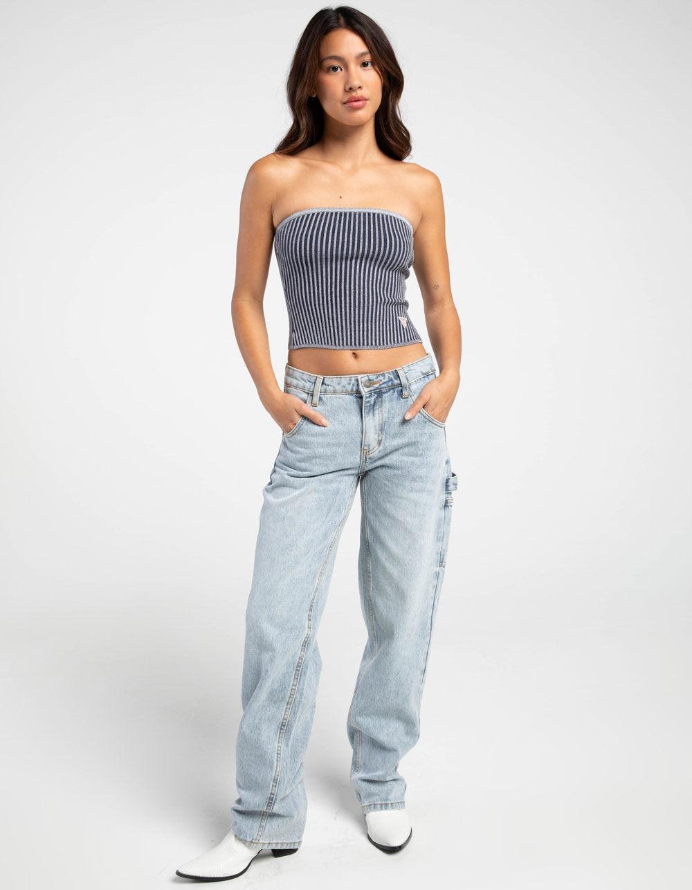 GUESS ORIGINALS Womens Tube Top - NAVY Product Image