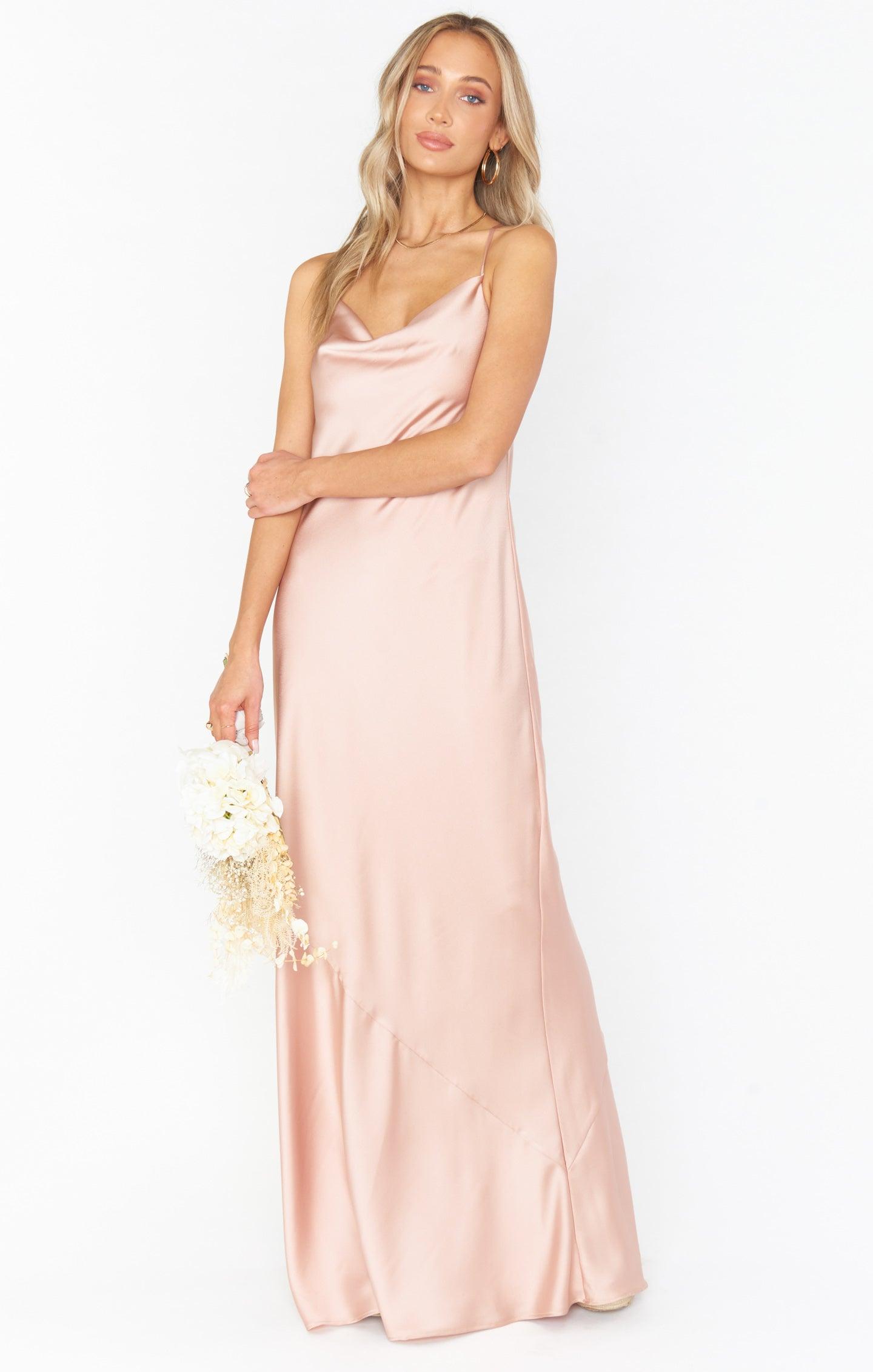 Tuscany Maxi Slip Dress ~ Ivory Luxe Satin Product Image