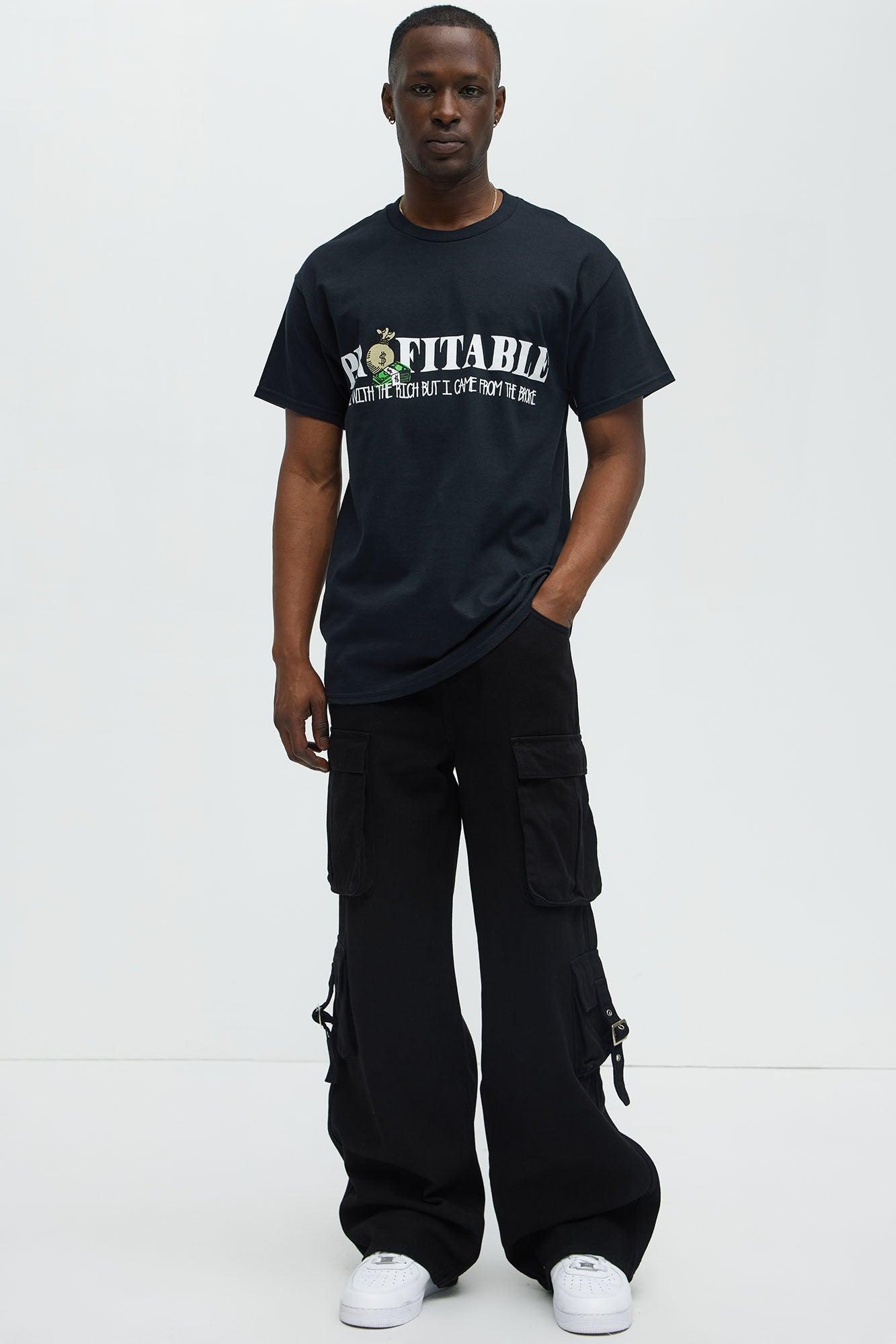 Profitable Short Sleeve Tee - Black Male Product Image