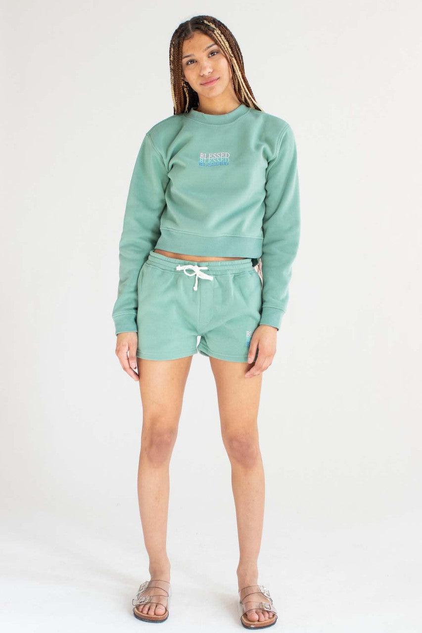 Blessed Sweatshirt & Shorts Set Product Image
