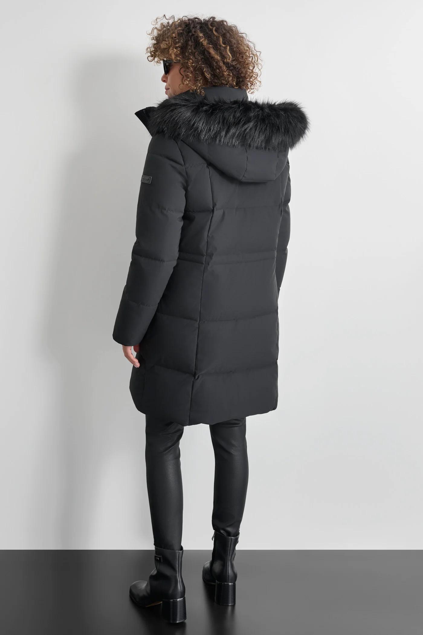 Long Puffer With Double Pockets Product Image