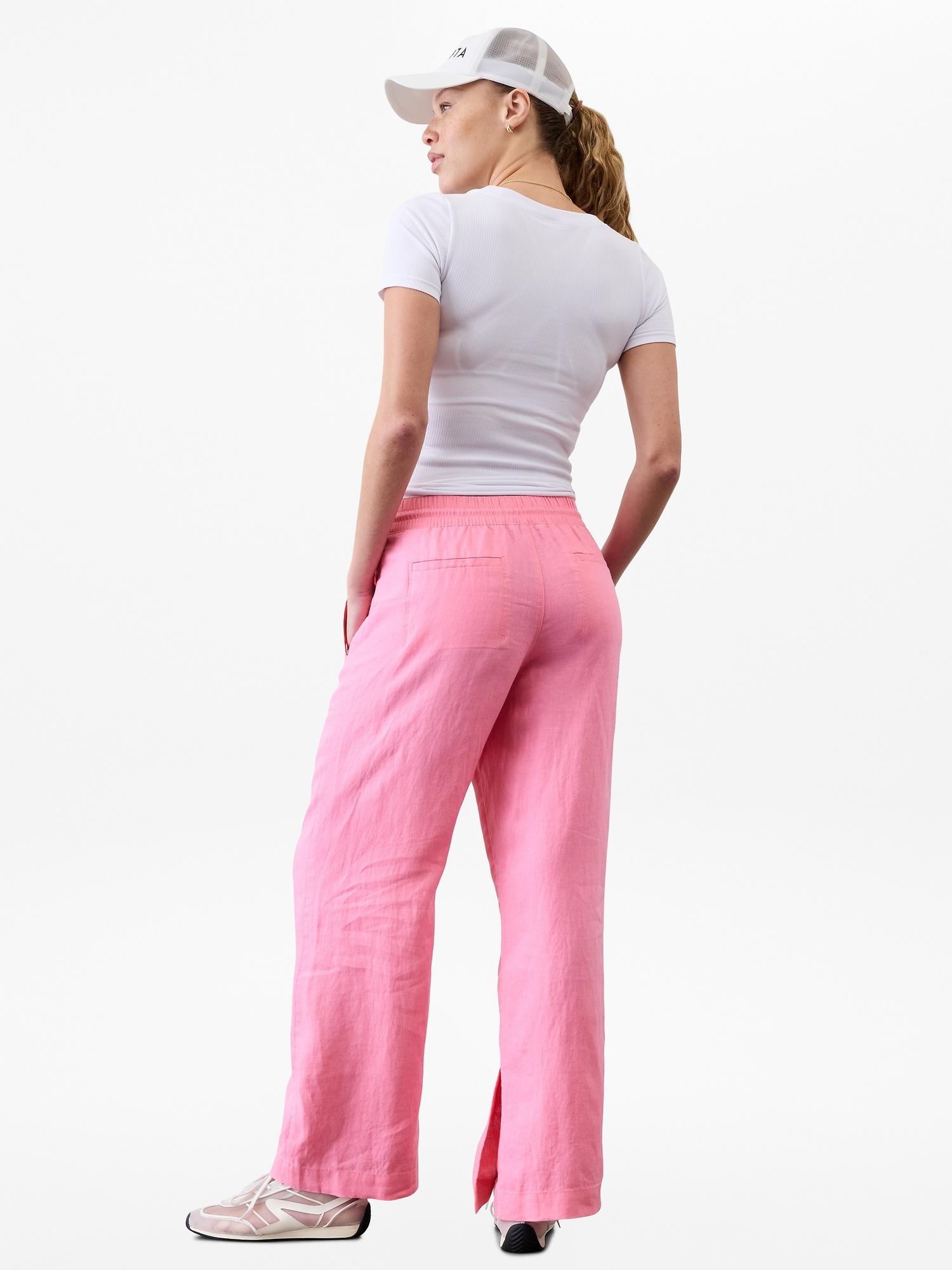 Retreat Linen High Rise Wide Leg Pant Product Image