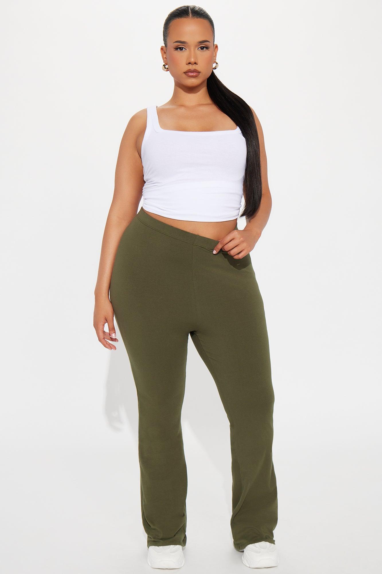 Adriana Flare Pant - Dark Olive Female Product Image