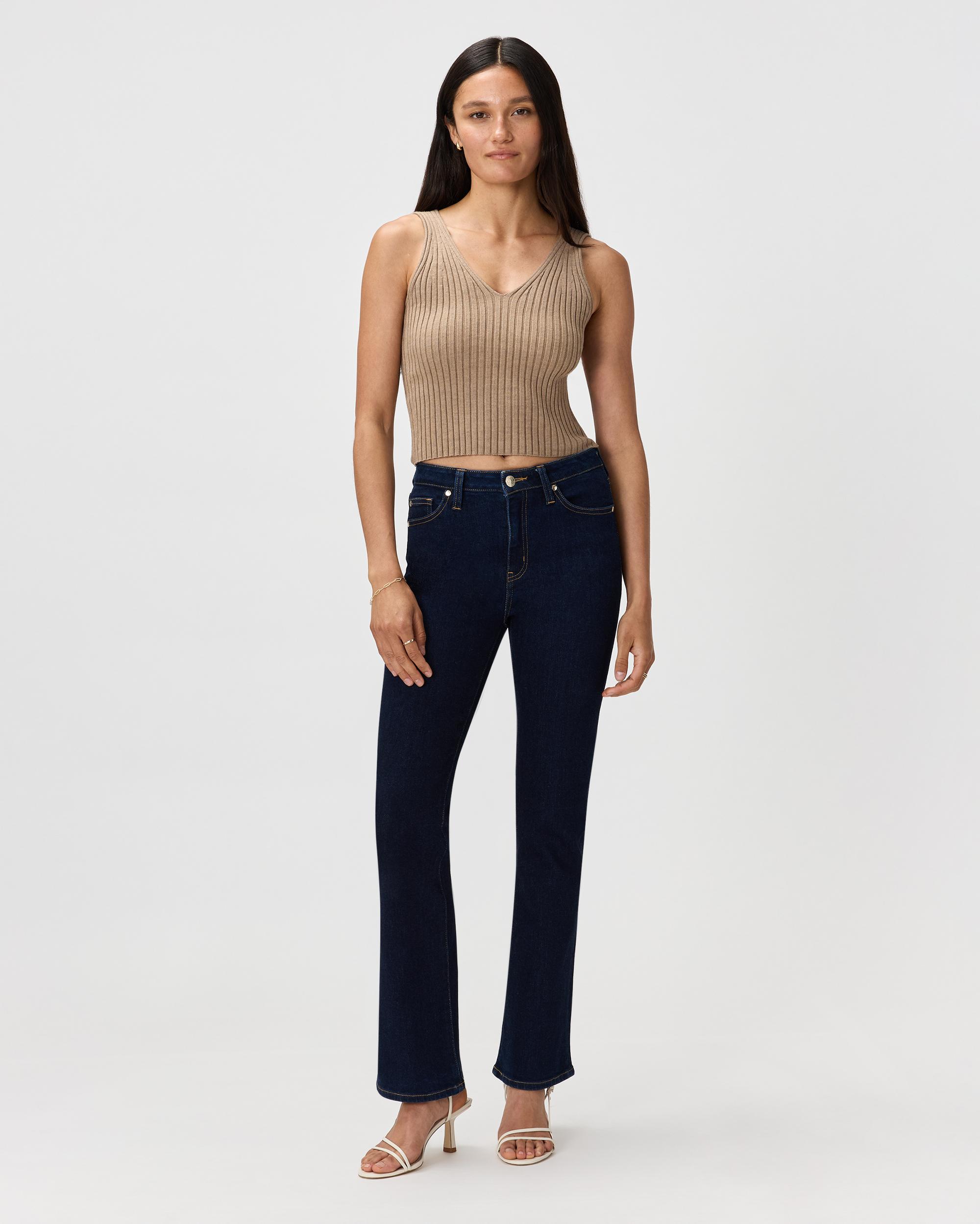 Quince | Women's Bella Stretch Kick Flare Jeans Organic Cotton Product Image