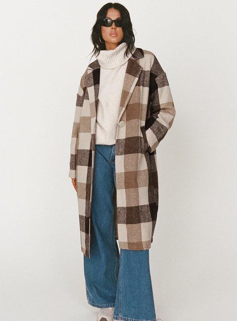 Penelope Coat Beige Product Image