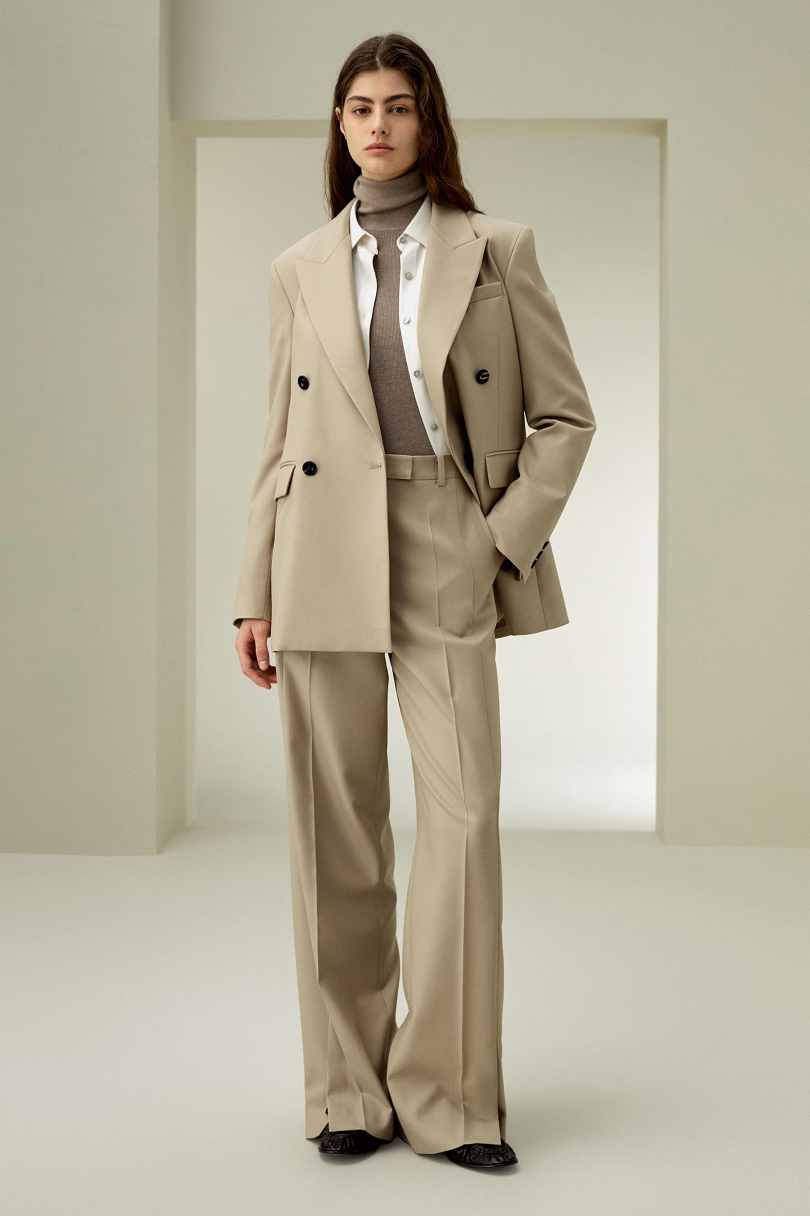 Modern Beauty Silk Wool Blazer Product Image