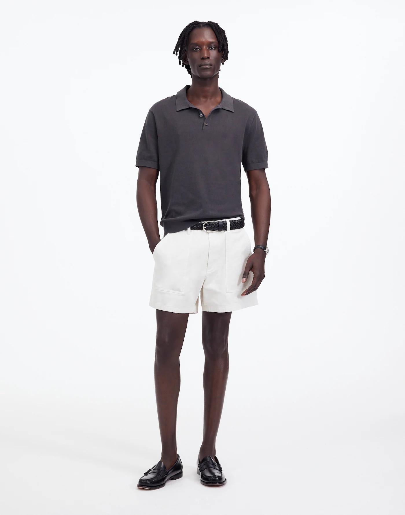 Fatigue Shorts in Garment-Dyed Cotton Twill Product Image