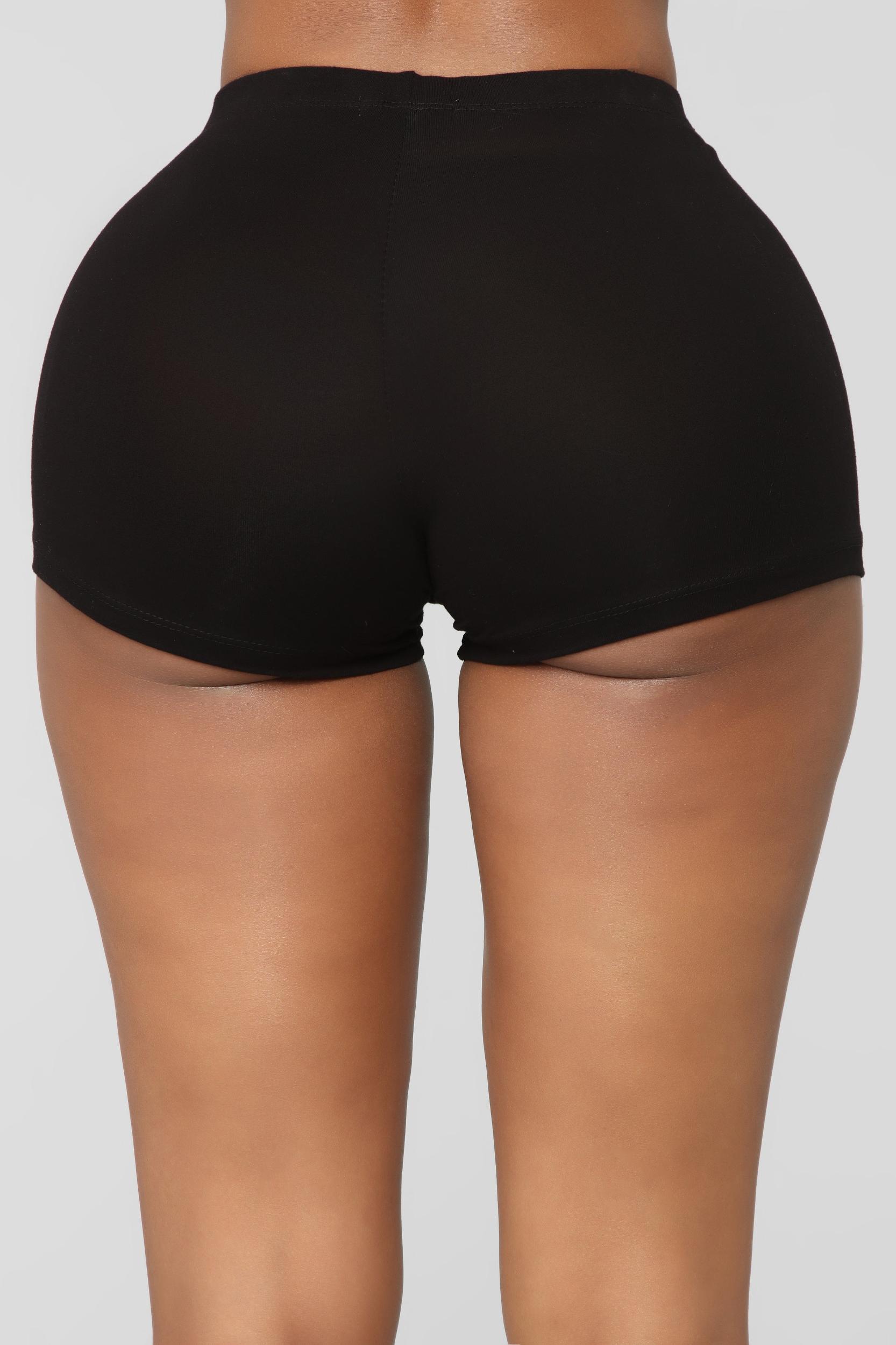 Plain Jane Mini Shorts - Black Product Image